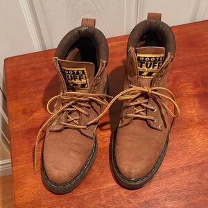 Roots Tuff Tan Ankle Boots